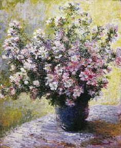 Claude Monet Bouquet of Mallows